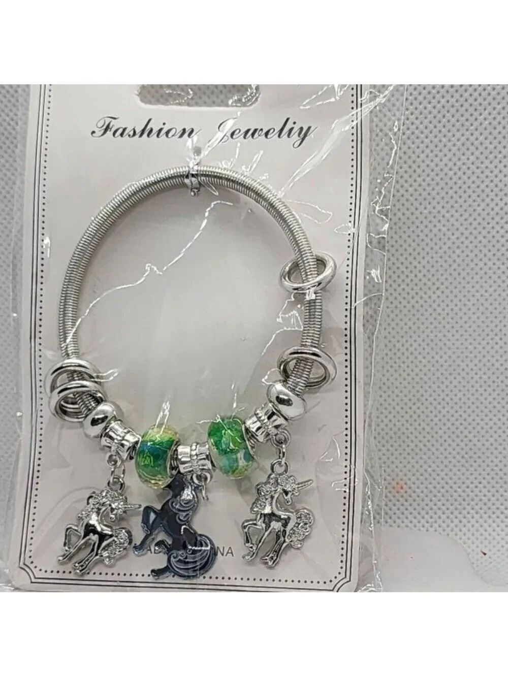 Brand New   Three Unicorn Bracelet